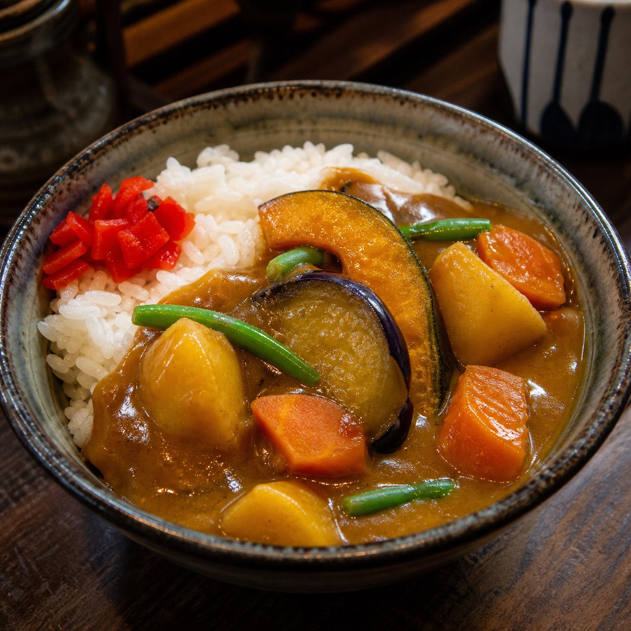 Vegetable Curry Don